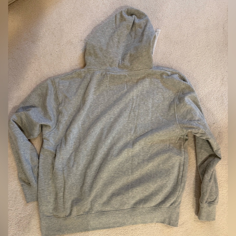 Guinness Men's Gray Graphic Hoodie - 'Relax With A' Turtle Print - Picture 4 of 4